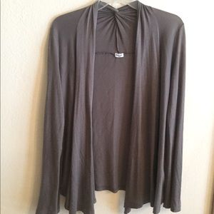 Drapey open front SPLENDID cardigan.